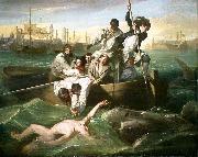 John Singleton Copley, Watson and the Shark (1778) depicts the rescue of Brook Watson from a shark attack in Havana, Cuba.
